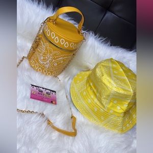 Bucket Purse and Hat Set